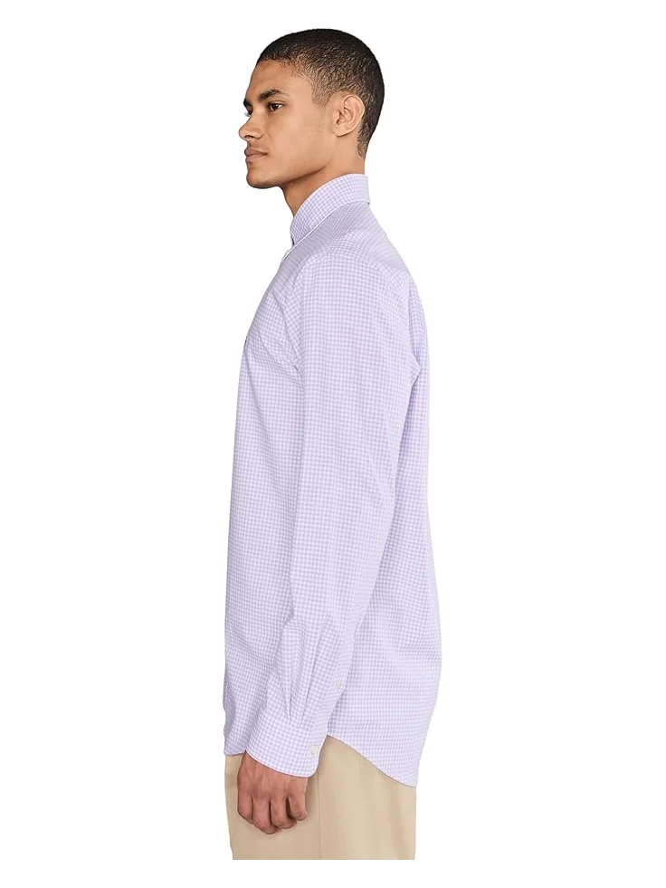 Мужская рубашка Polo Ralph Lauren Classic Fit Gingham Stretch Poplin — 3