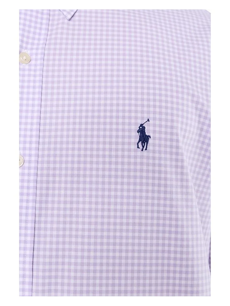 Мужская рубашка Polo Ralph Lauren Classic Fit Gingham Stretch Poplin — 5