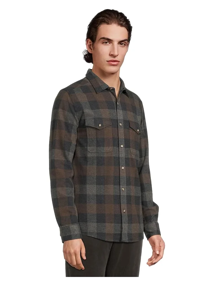 Мужская рубашка Johnston & Murphy Brushed Button-Front Knit — 2