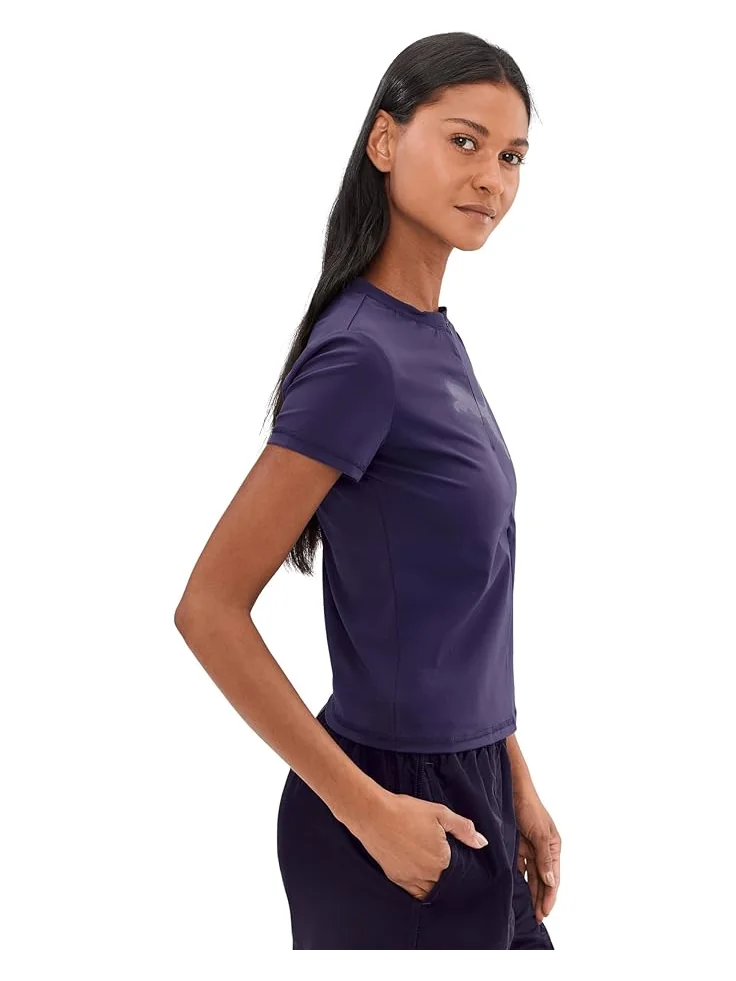 Женская футболка PUMA Dare To Slim Fit Half Zip Graphic — 3