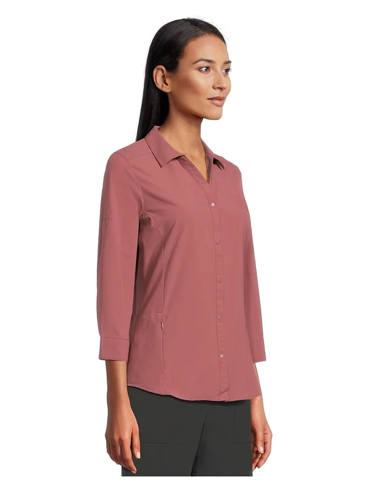 Женская футболка Royal Robbins Expedition Pro 3/4 Sleeve — 2