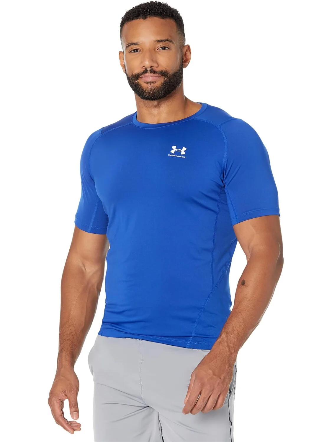 Компрессионная футболка Under Armour Heatgear Armor — изображение 1 из 4, белый