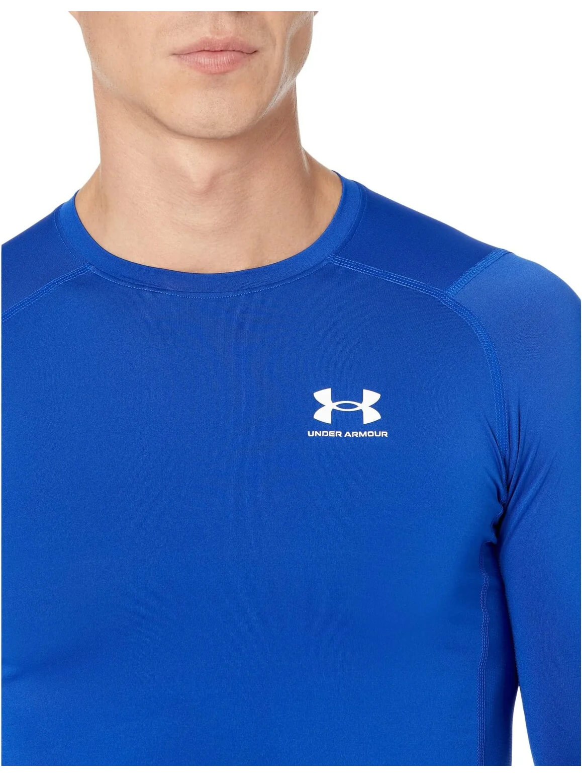 Компрессионный длинный рукав Heatgear Armor Under Armour — изображение 3 из 4, белый
