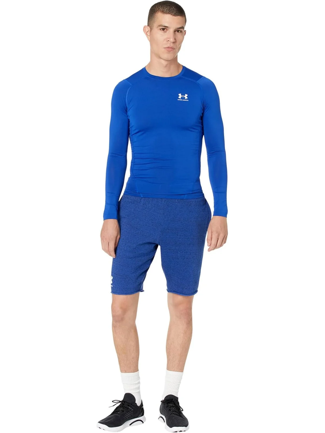 Компрессионный длинный рукав Heatgear Armor Under Armour — изображение 4 из 4, белый