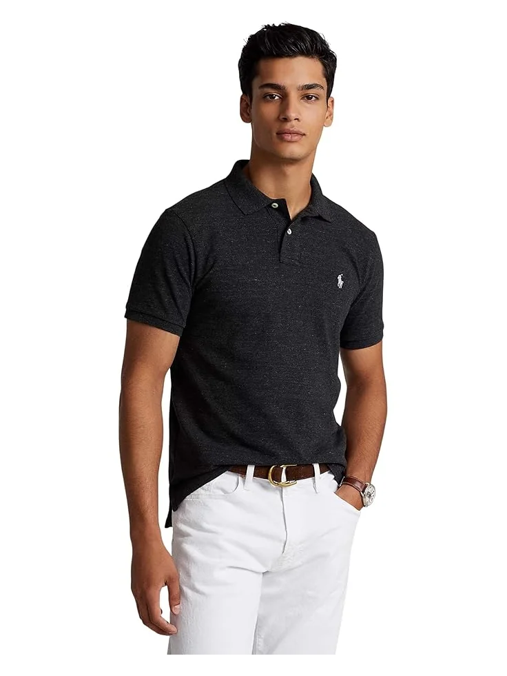 Мужская поло Ralph Lauren Custom Slim Fit Mesh Polo Ralph Lauren — 1