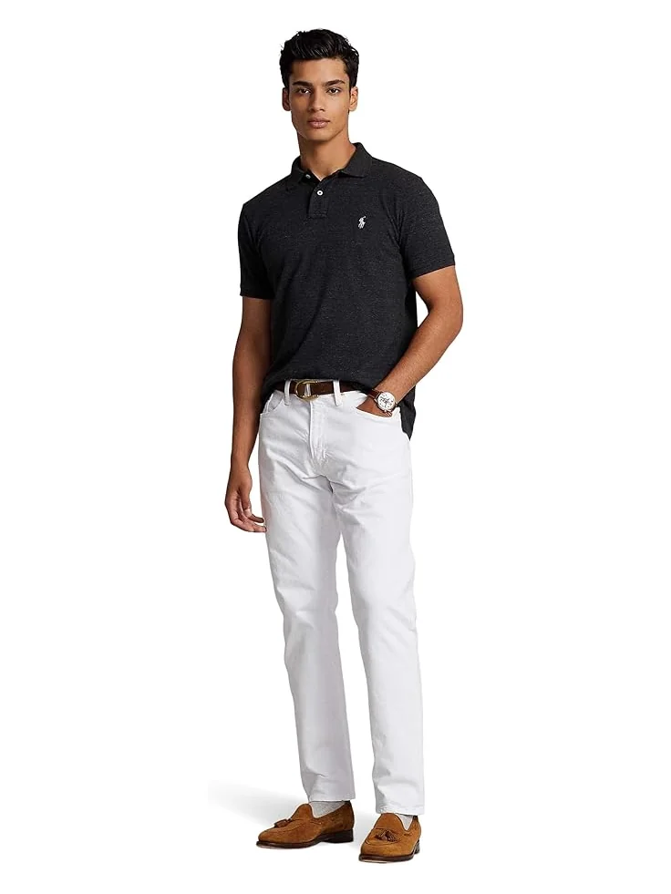 Мужская поло Ralph Lauren Custom Slim Fit Mesh Polo Ralph Lauren — 4