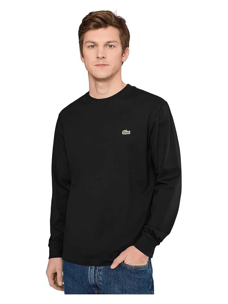 Мужская хлопковая футболка Lacoste Long Sleeved — 1