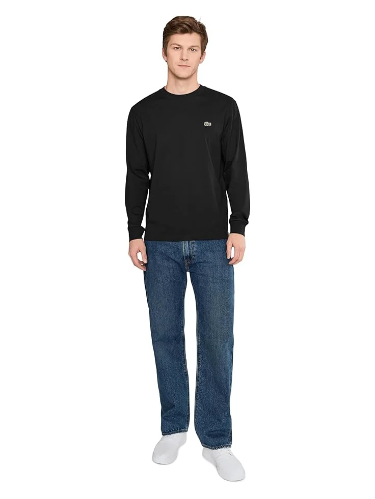 Мужская хлопковая футболка Lacoste Long Sleeved — 2