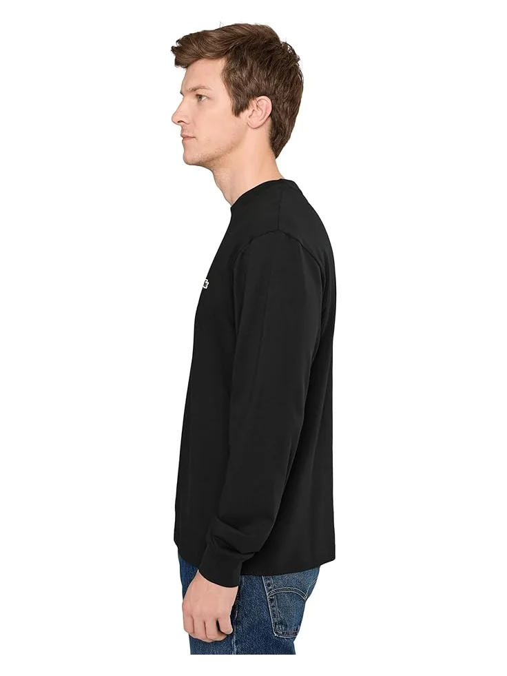 Мужская хлопковая футболка Lacoste Long Sleeved — 3