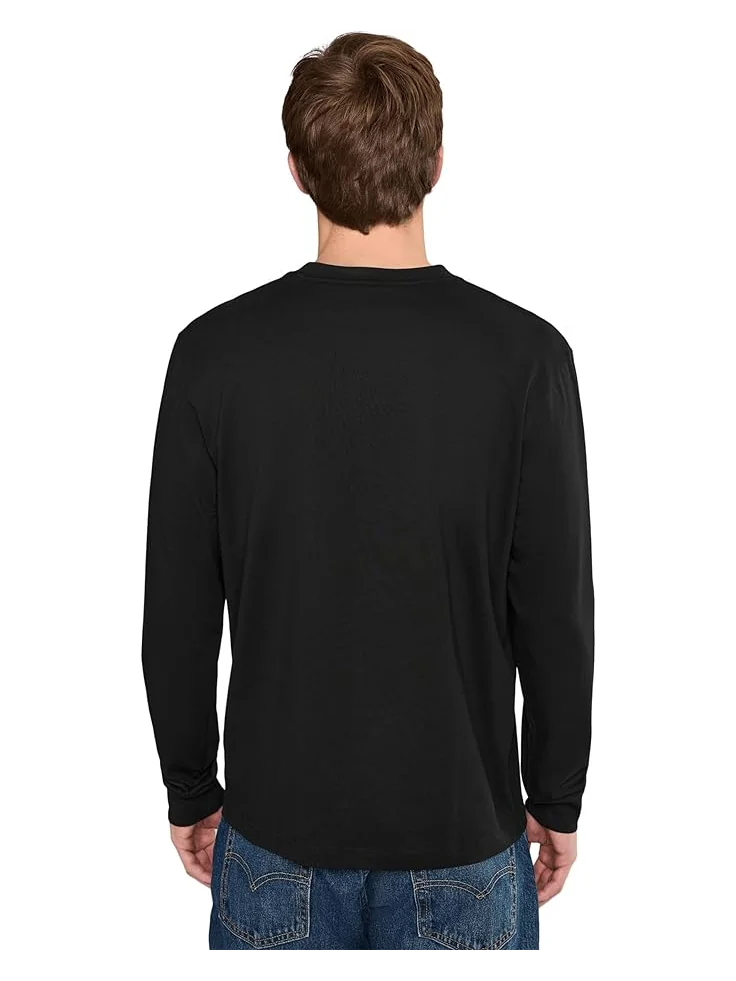 Мужская хлопковая футболка Lacoste Long Sleeved — 4