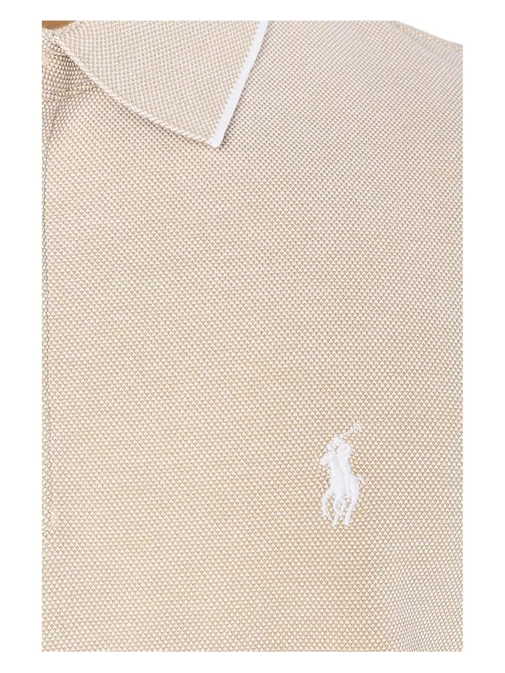 Мужская поло Polo Ralph Lauren Classic Fit Stretch Oxford Mesh — 5