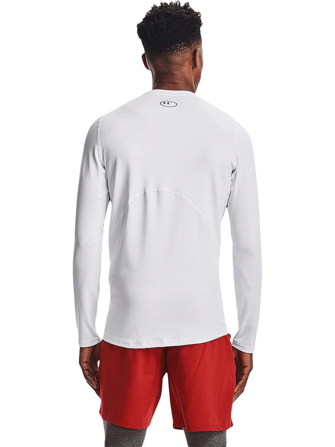 ColdGear Armor Fitted Crew Under Armour — изображение 2 из 4, белый/черный