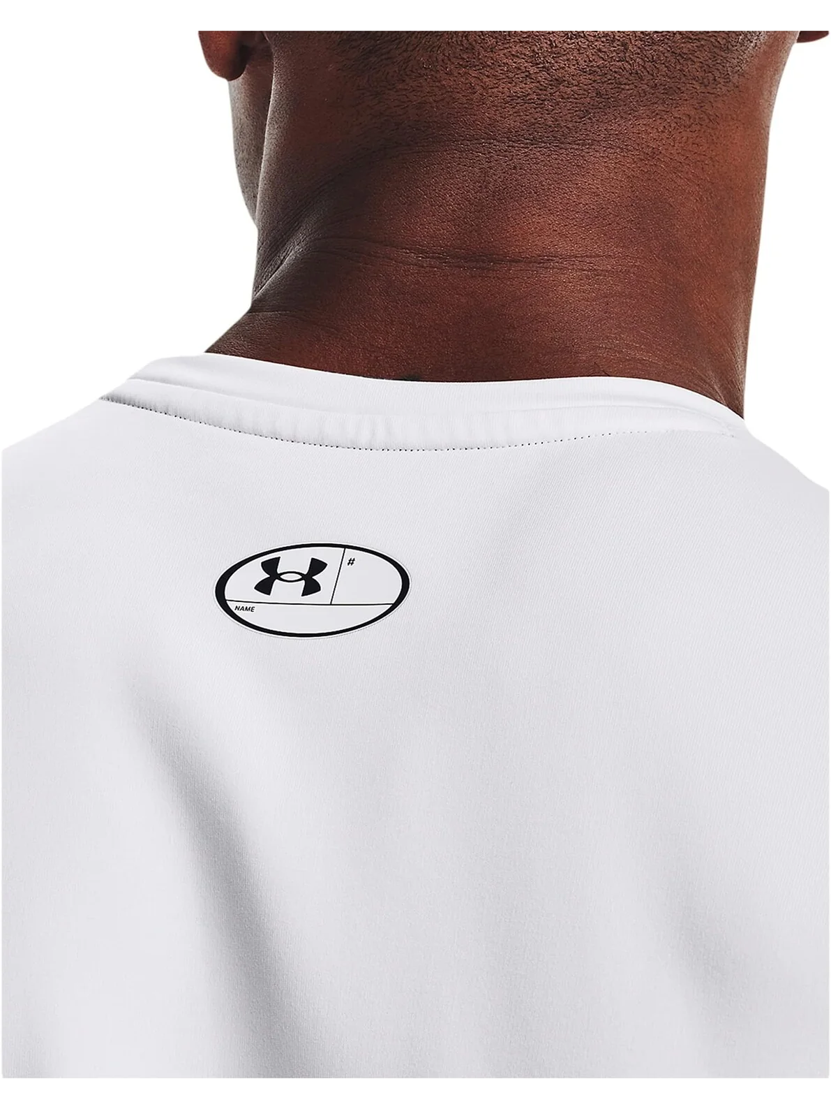 ColdGear Armor Fitted Crew Under Armour — изображение 3 из 4, белый/черный