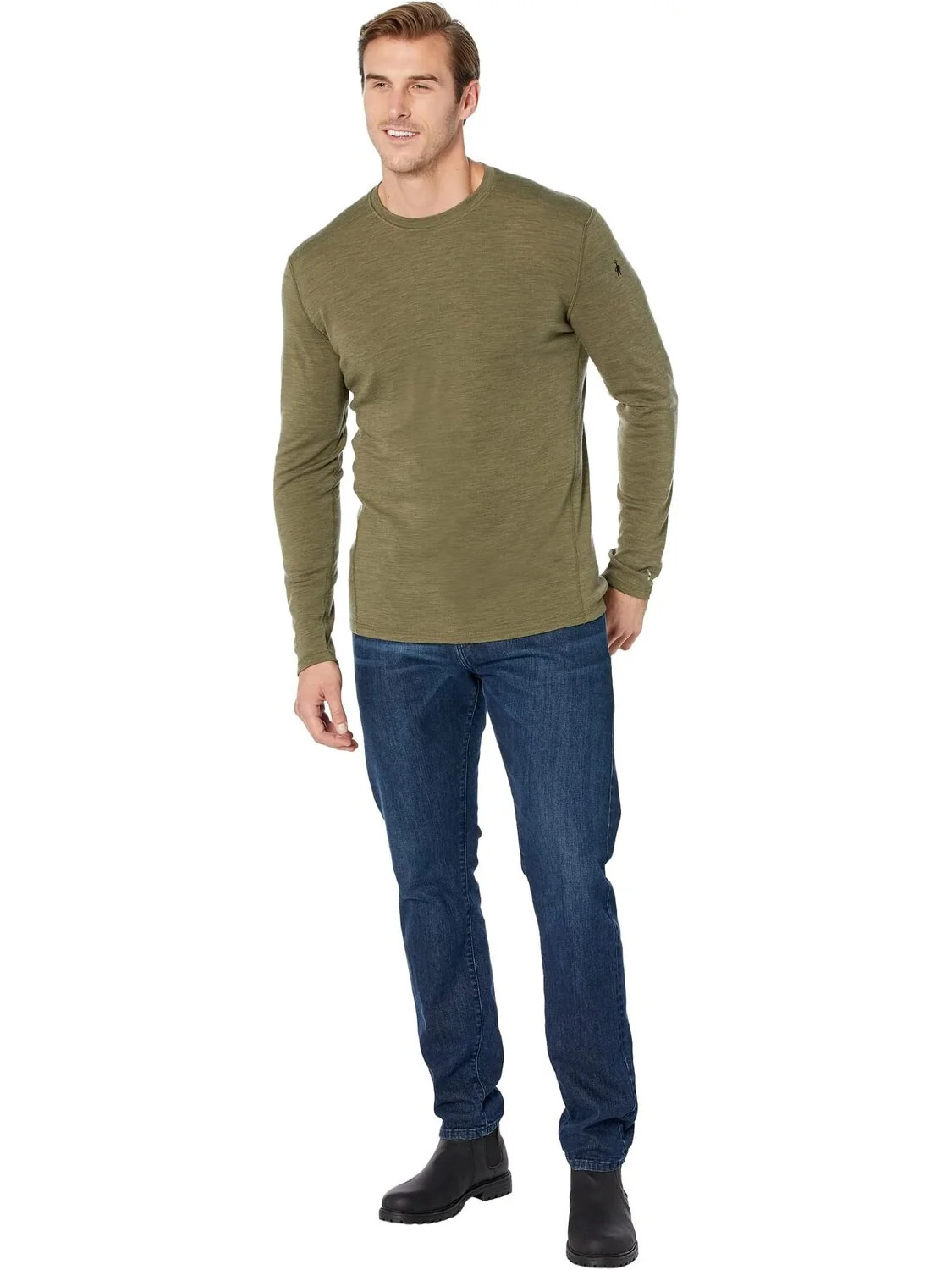 Базовый слой Merino 250 Crew Smartwool — изображение 4 из 4, мох