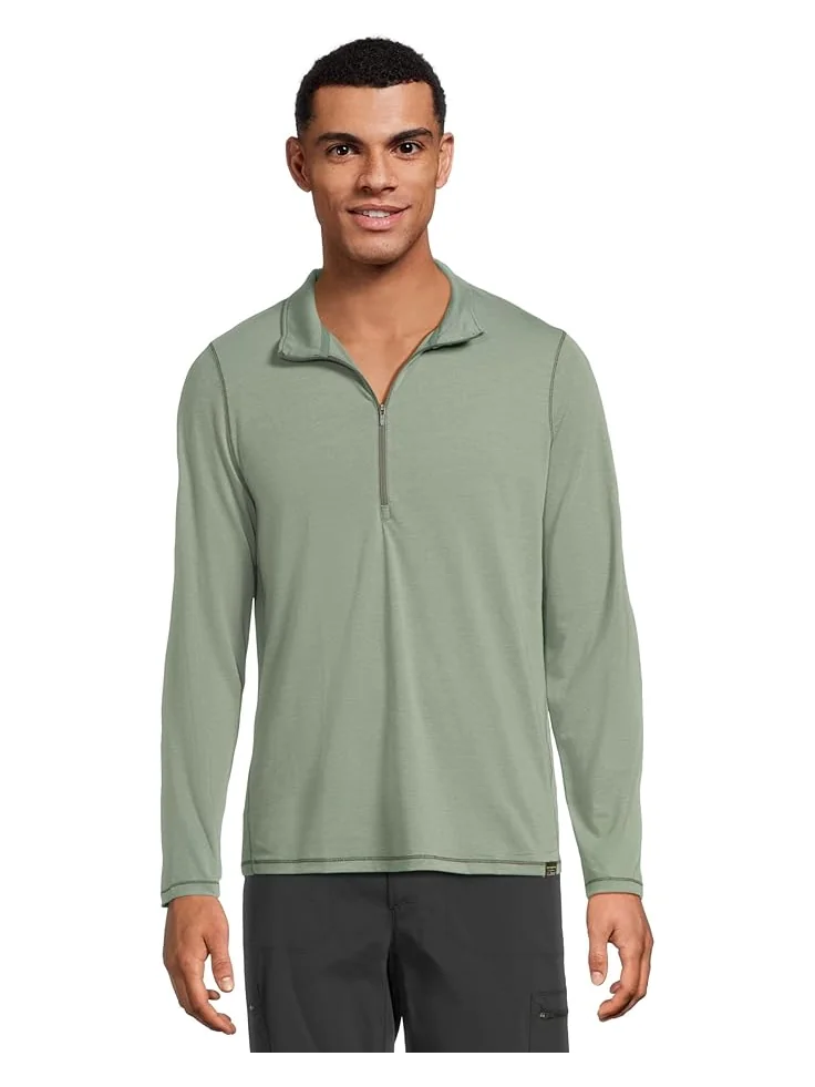 Мужская футболка L.L.Bean Everyday Sunsmart 1/4 Zip — 1