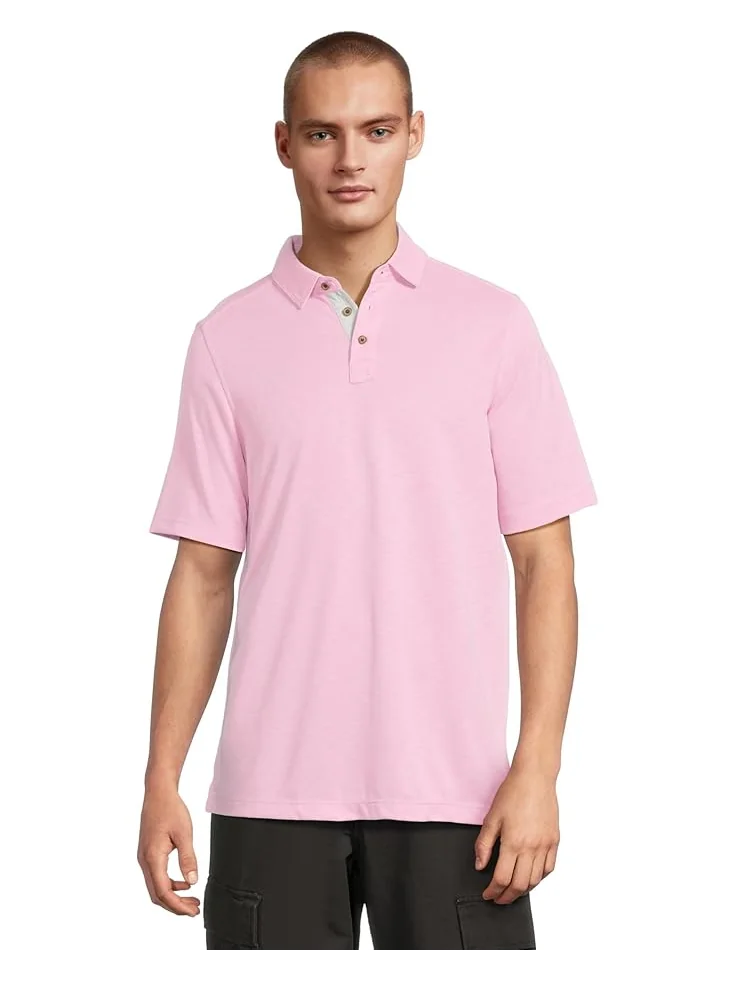 Мужская футболка Johnston & Murphy Vintage Slub Polo — 1