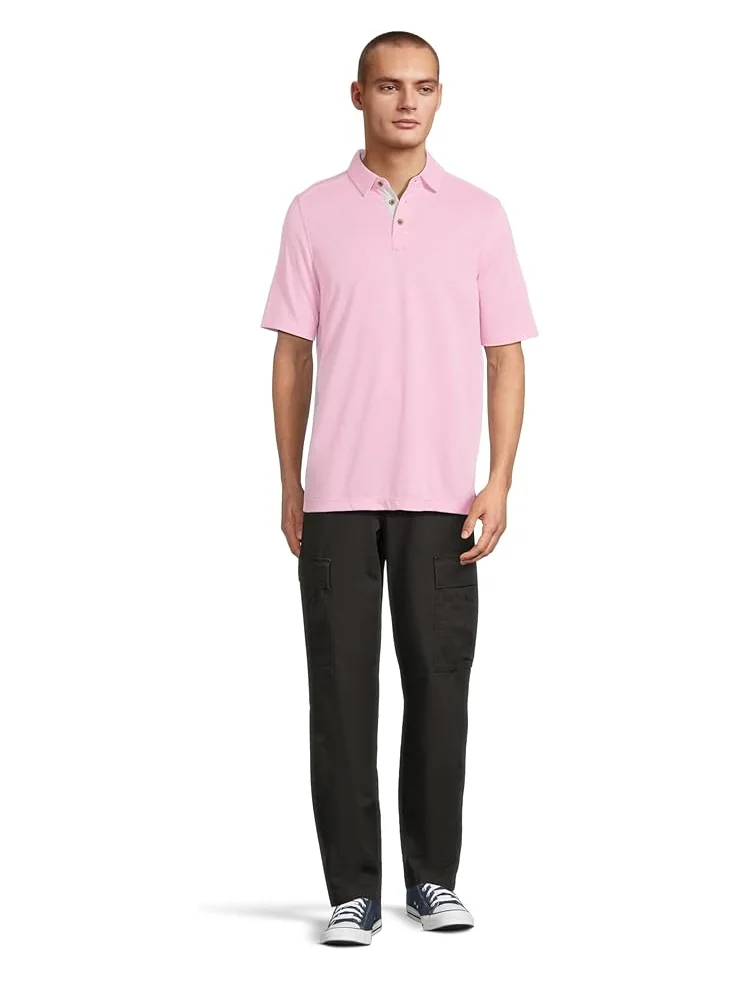 Мужская футболка Johnston & Murphy Vintage Slub Polo — 5