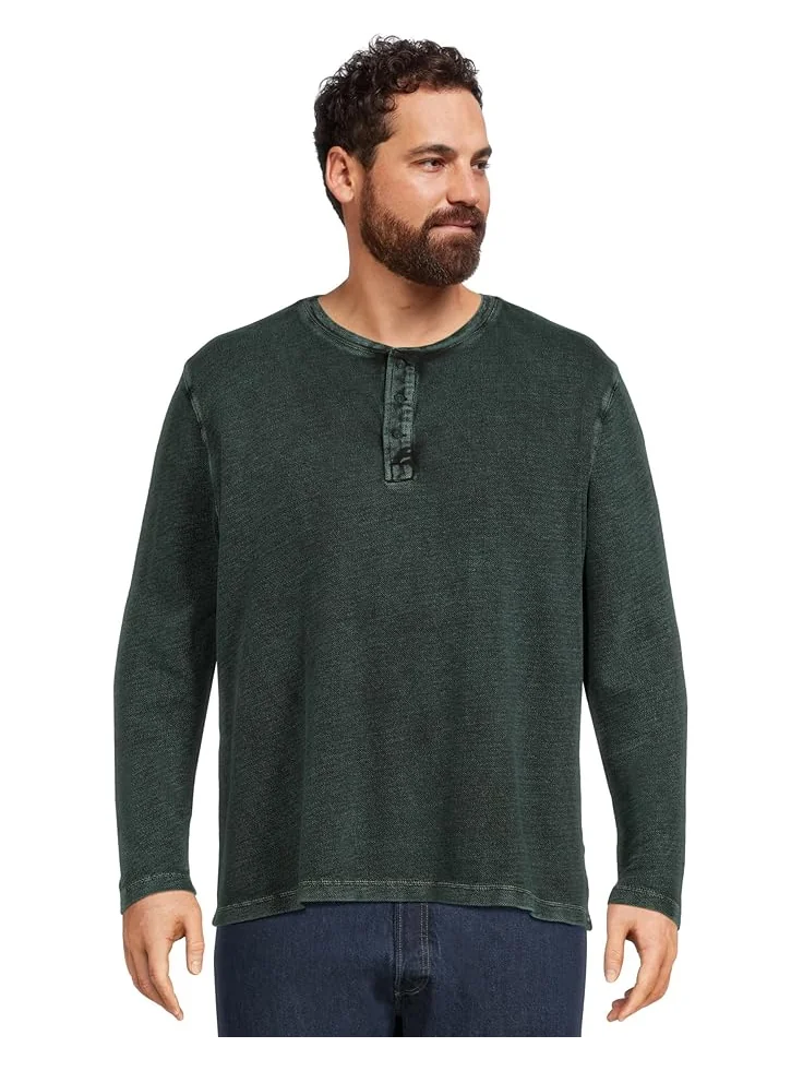Мужская футболка-поло Liverpool Los Angeles Long Sleeve 3 Button Henley — 1
