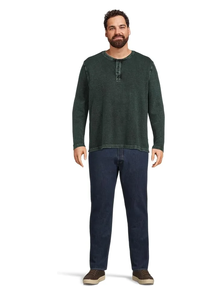 Мужская футболка-поло Liverpool Los Angeles Long Sleeve 3 Button Henley — 5