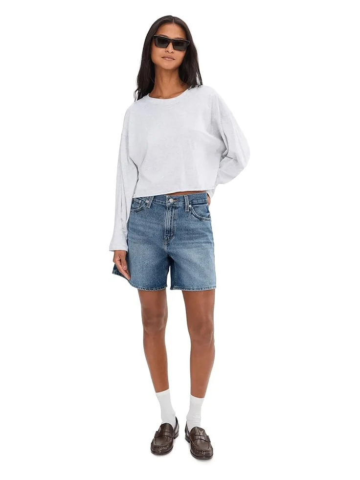 Женские шорты Levi's Premium High Baggy Short, Worn Memory Short — 2