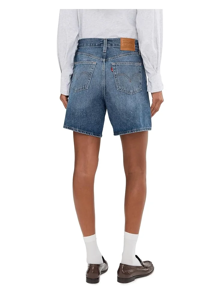 Женские шорты Levi's Premium High Baggy Short, Worn Memory Short — 4