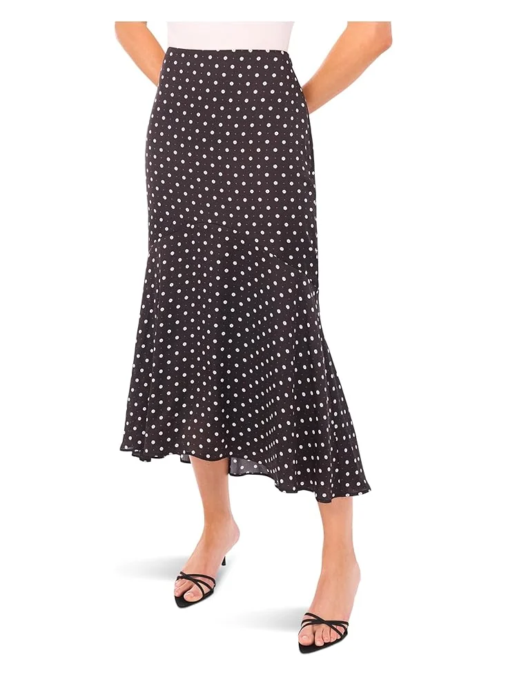 Женская юбка миди CeCe Charmeuse Flouncy Hem — 1