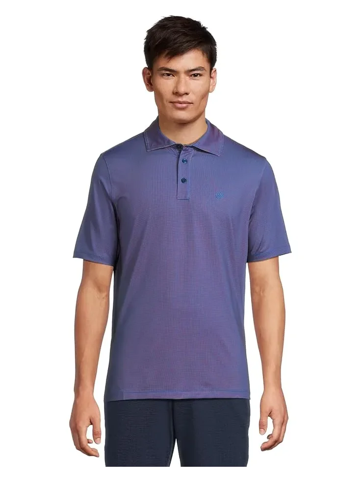 Мужская футболка Johnston & Murphy Xc4 Performance Cool Degree Mini Gingham — 1