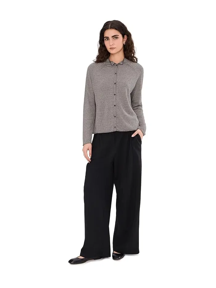 Брюки из пима-хлопка с высокой посадкой Eileen Fisher — 2