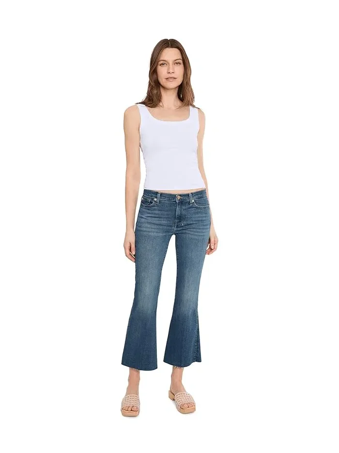 Джинсы Cropped Dojo 7 For All Mankind, Retrofade — 2