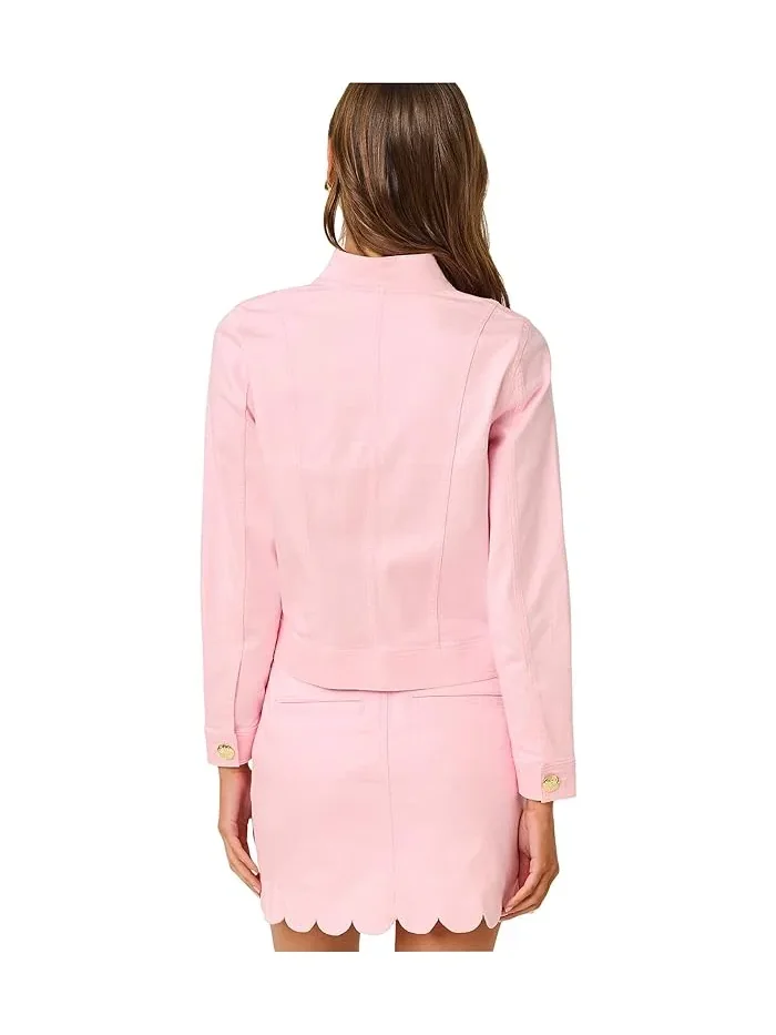 Джинсовая куртка с подкладкой Sherpa Lilly Pulitzer — 3