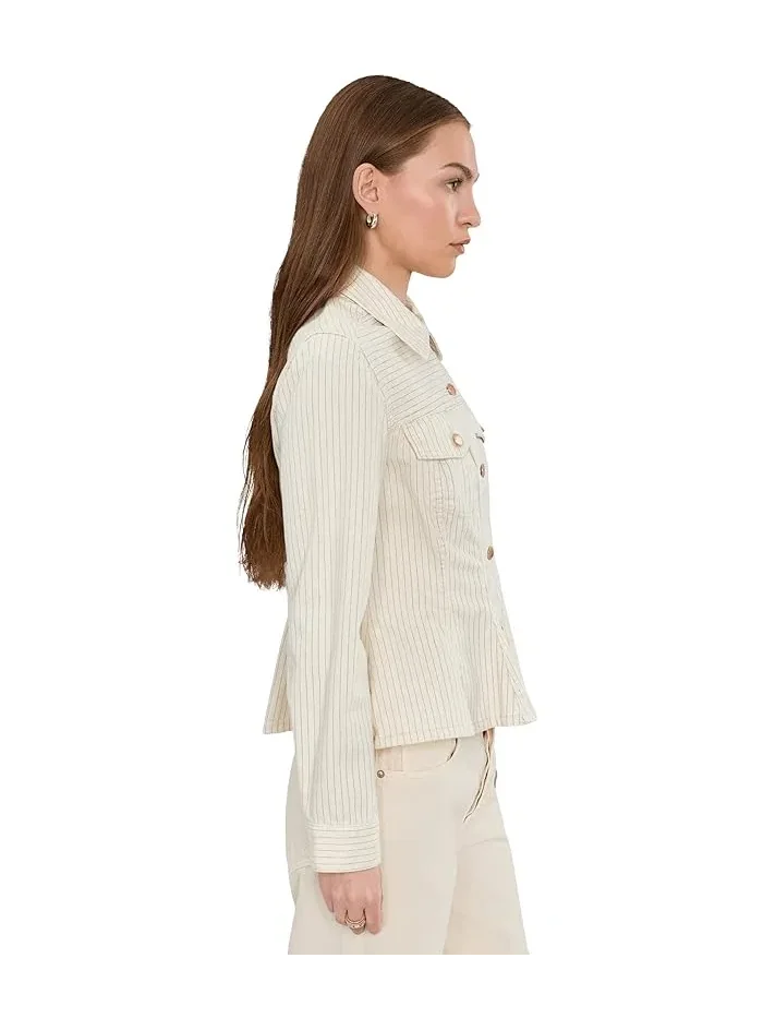 Джинсовая куртка клеш тракер Liverpool Los Angeles, Nautical Stripe — 3