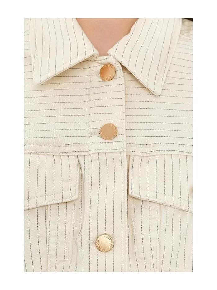 Джинсовая куртка клеш тракер Liverpool Los Angeles, Nautical Stripe — 5