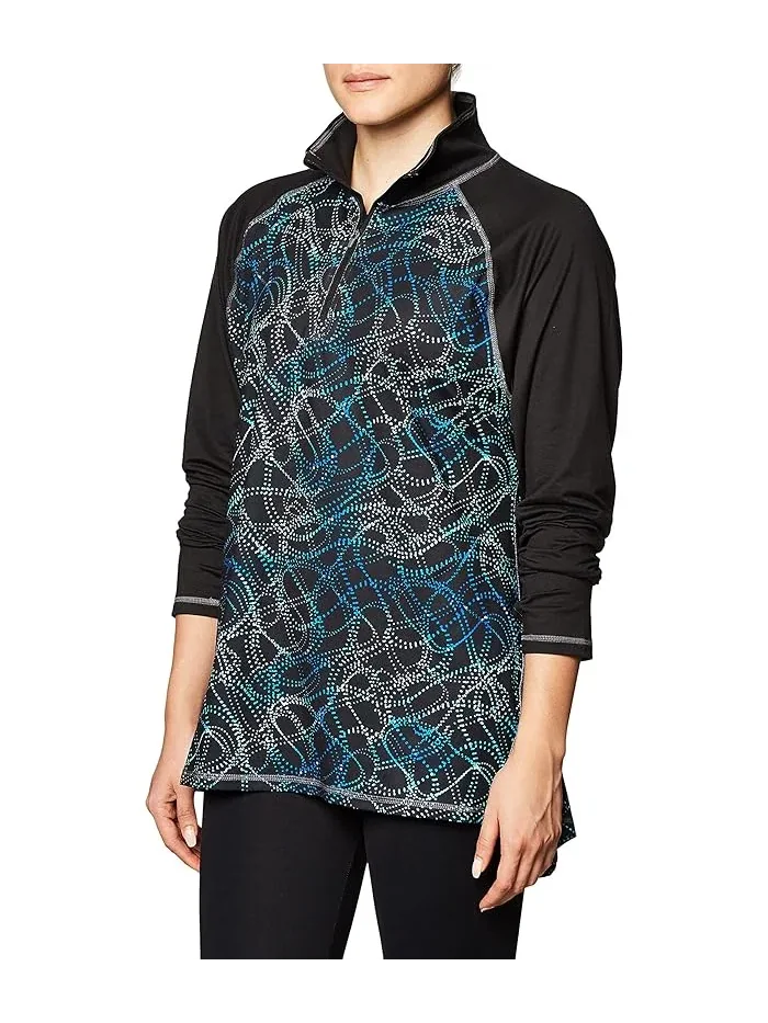 Толстовка с флисом quarter zip Sport Performance Hanes — черный