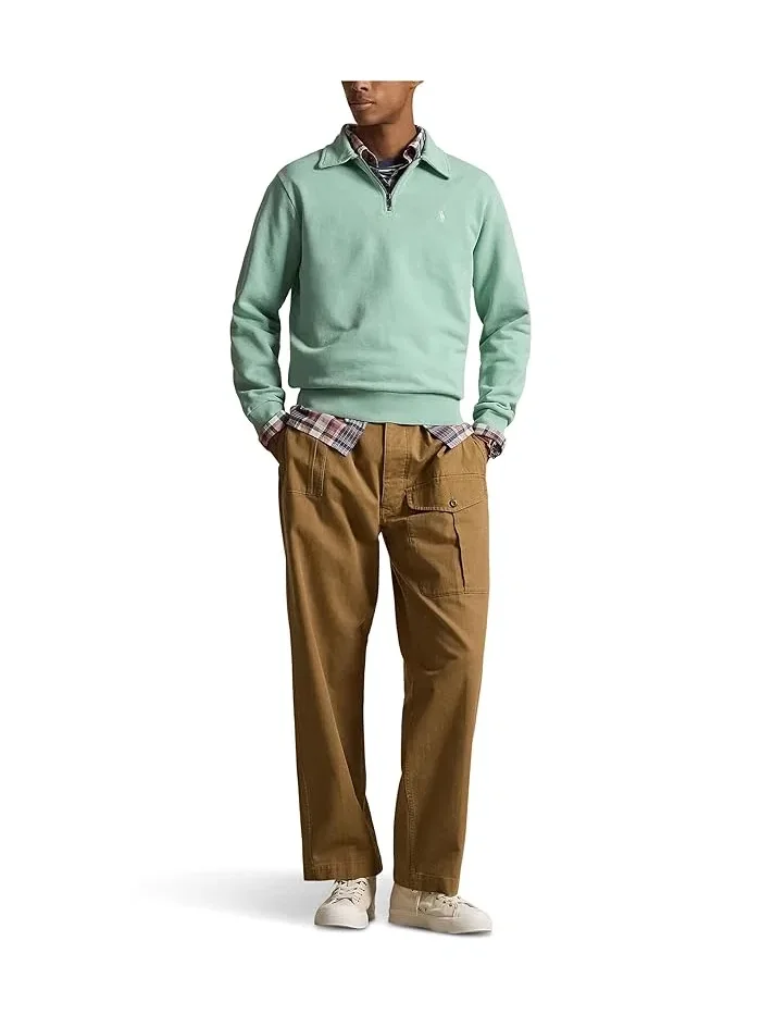 Толстовка флисовая с четверть-застежкой-молнией Loopback Polo Ralph Lauren — 2