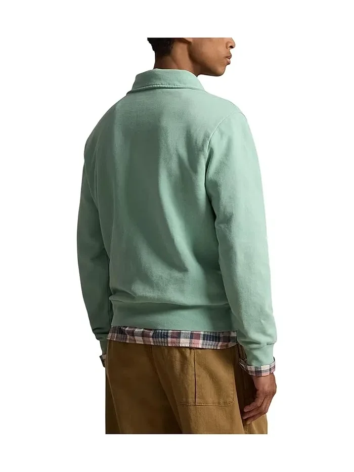 Толстовка флисовая с четверть-застежкой-молнией Loopback Polo Ralph Lauren — 3
