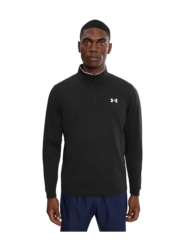 Толстовка с четвертью-застежкой Matchplay Under Armour Golf — белый