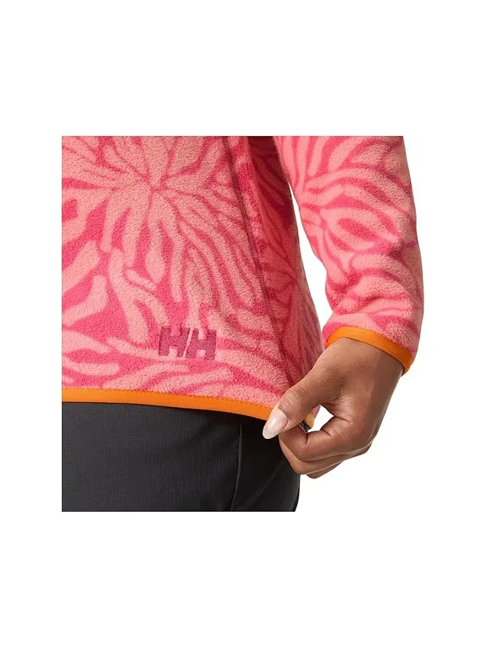 Флисовая кофта с принтом Polartec Helly Hansen, Coral Almond Aop — 3