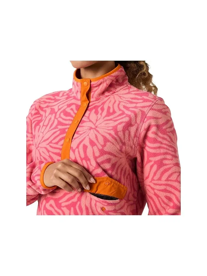 Флисовая кофта с принтом Polartec Helly Hansen, Coral Almond Aop — 4
