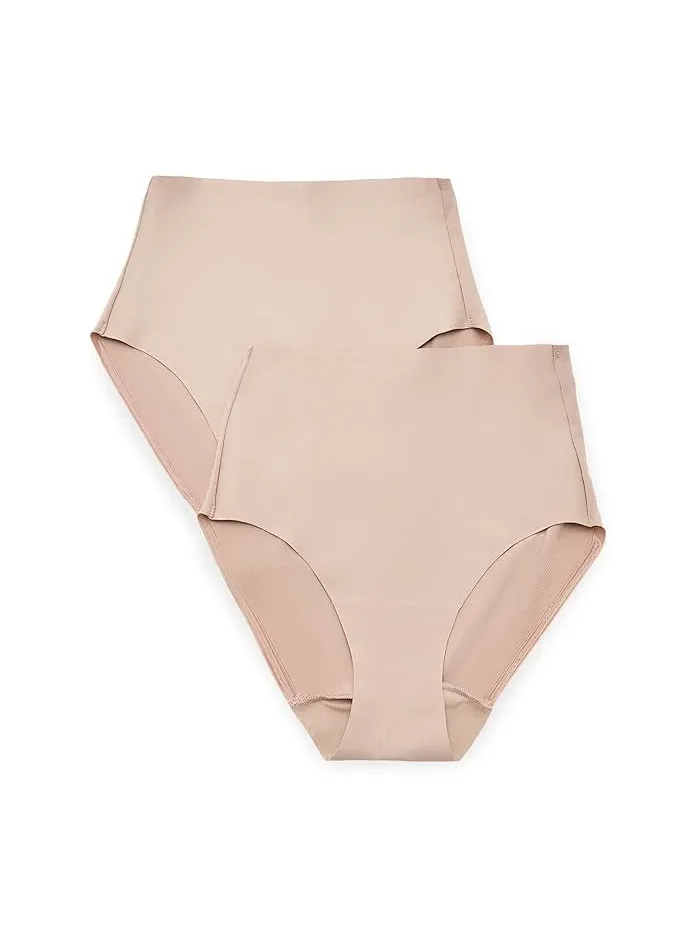 Бикини с легкой коррекцией живота Light Shaping 2 Pack Brief Naomi & Nicole — бежевый