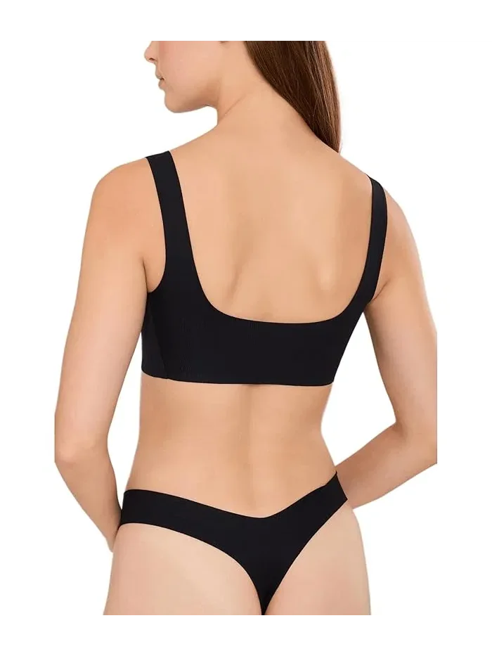 Бюстгальтер Cotton Refined Rib Bonded Bralette Commando — 4