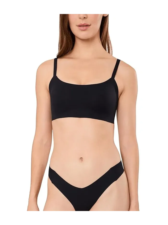 Бюстгальтер-бралетт Cotton Refined Rib Scoop Commando — 1
