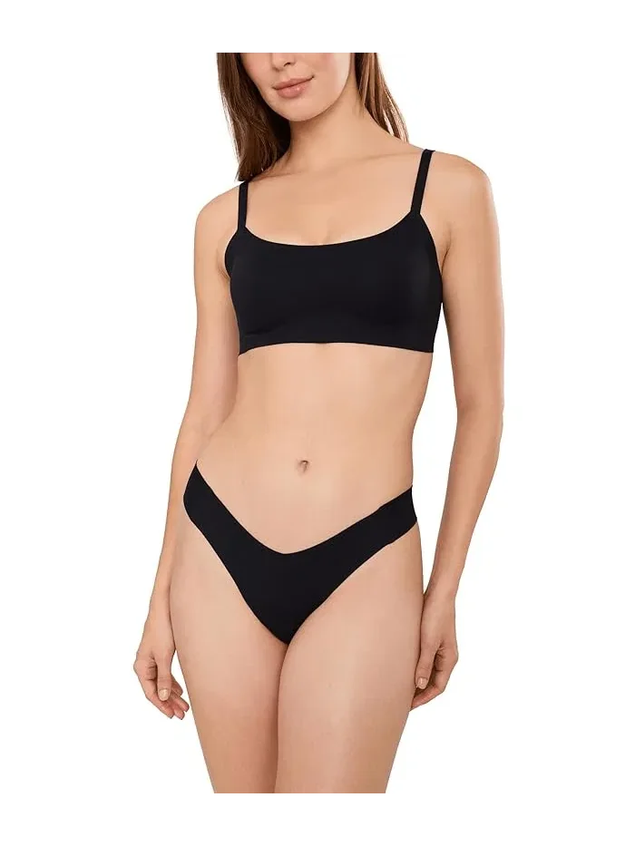 Бюстгальтер-бралетт Cotton Refined Rib Scoop Commando — 2