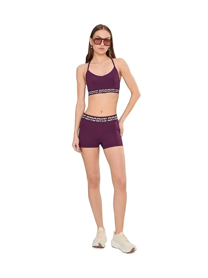 Спортивный бюстгальтер PR Elite Bra Brooks — изображение 2 из 5, фиолетовый