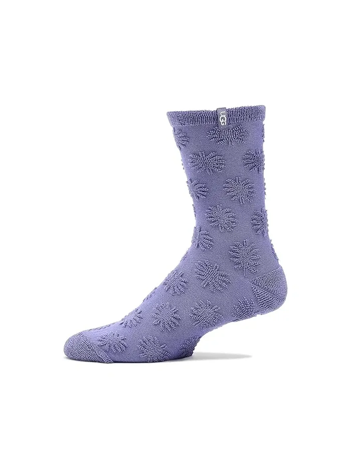 Носки UGG Dallys Terry 3/4 Crew, Dusted Iris Sun Logo — 2