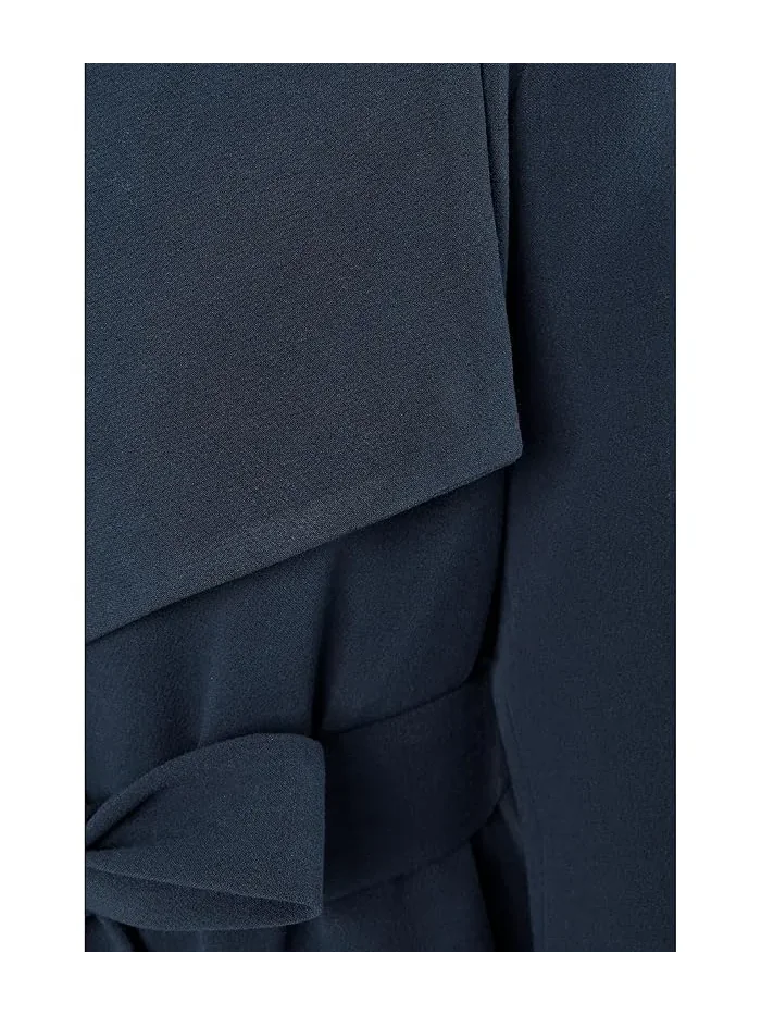 Пальто с поясом Crepe Belted Drape Front Lauren Ralph Lauren — 5