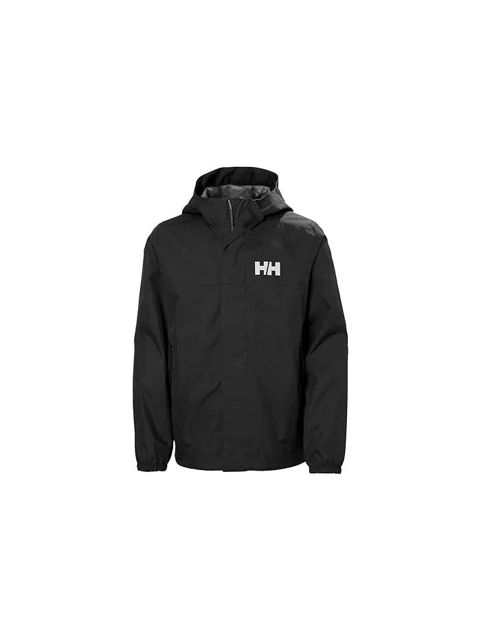 Дождевик Vancouver Rain Jacket Helly Hansen Kids — черный