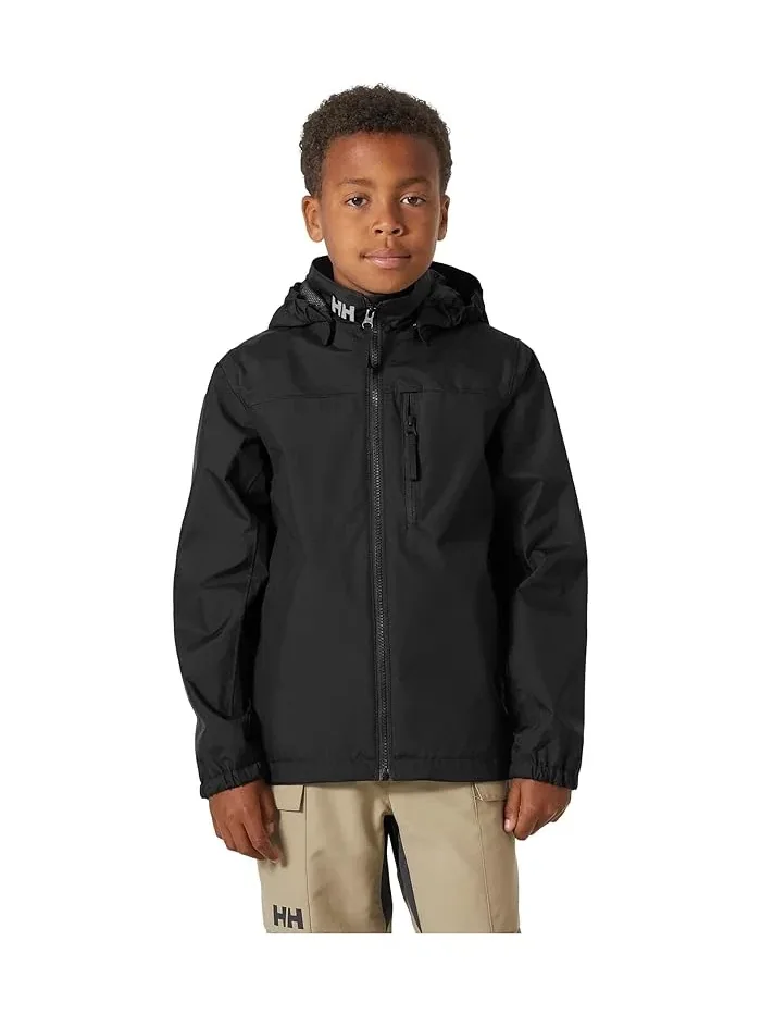Куртка с капюшоном водонепроницаемая Crew Hooded Jacket Helly Hansen Kids — зеленый