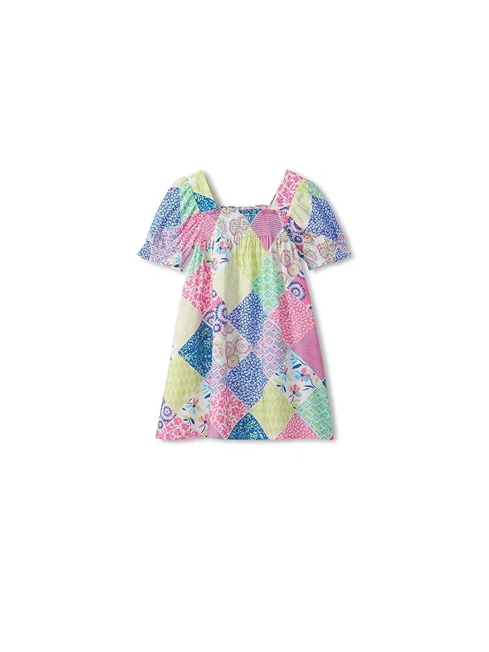 Платье смук Mix-up Patch Work Smocked Hatley Kids — 2