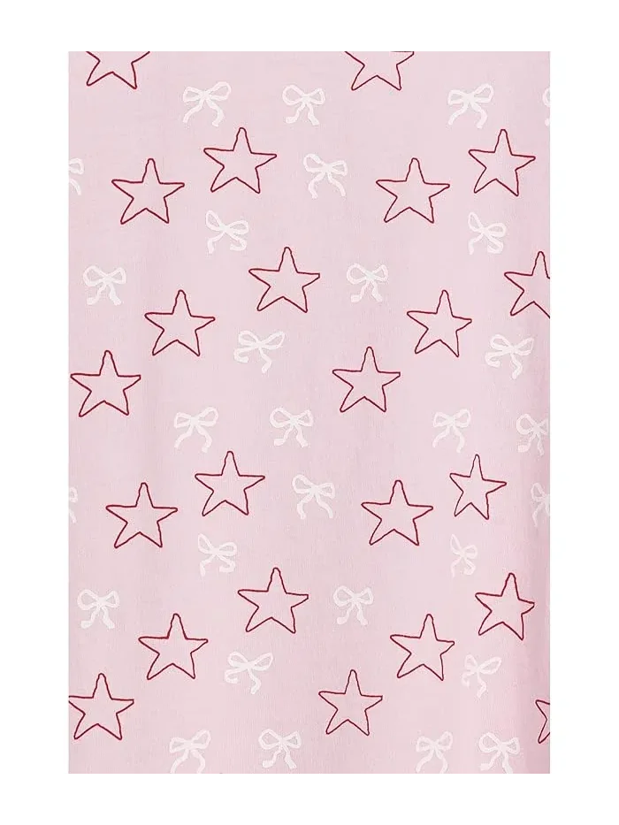 Платье с принтом звезд Cotton Jersey Tank Dress Chaser Kids — 3