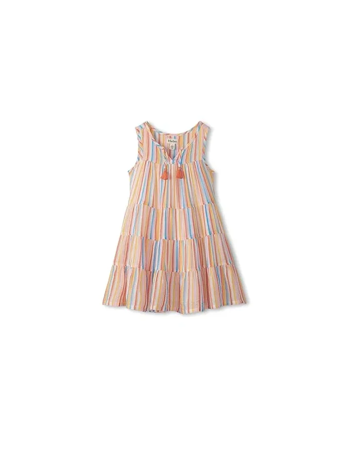 Платье с полосками Sunny Stripes Hatley Kids — бежевый